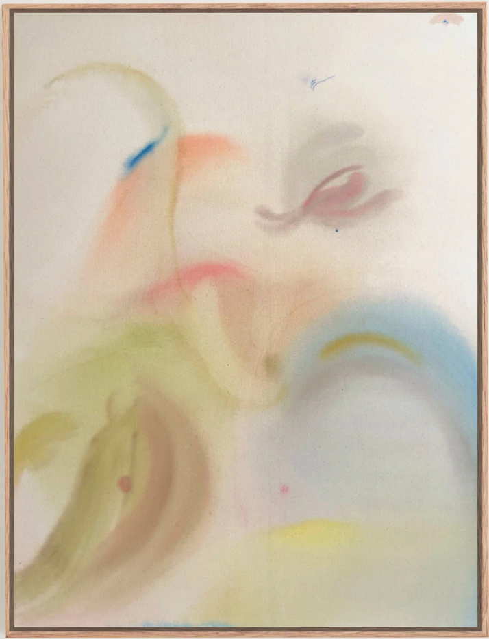 Painting by Arlina Cai titled "Dragonfly Lake" - 1.