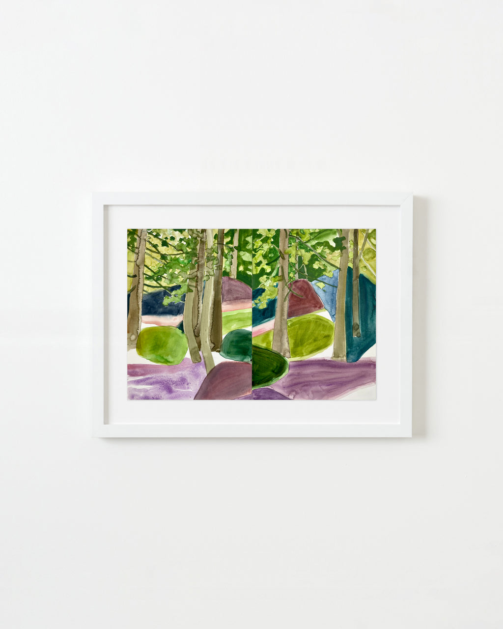 Painting by Una Ursprung titled "Day after Day" - 1.