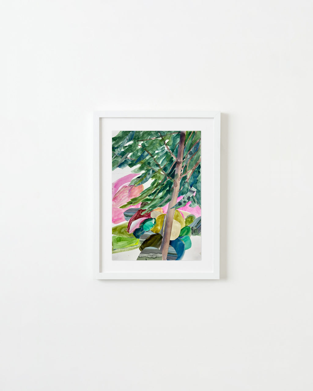 Painting by Una Ursprung titled "Gem in the Breeze" - 1.