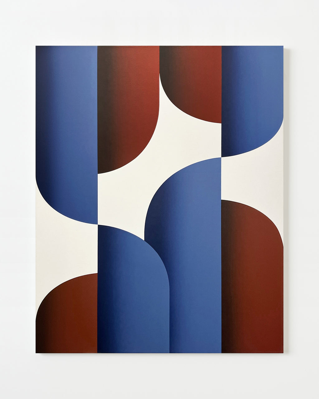 Painting by Senem Oezdogan titled "Gute Stube" - 1.