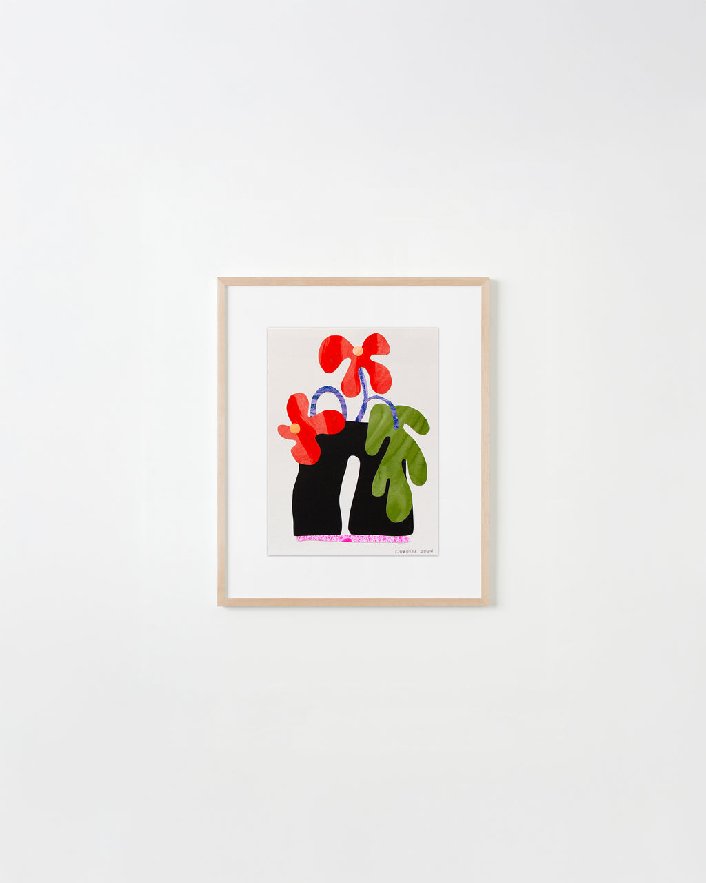 Mixed Media by Adam Frezza & Terri Chiao (CHIAOZZA) titled "Exquisite Plant Collage (Untitled)" - 1.