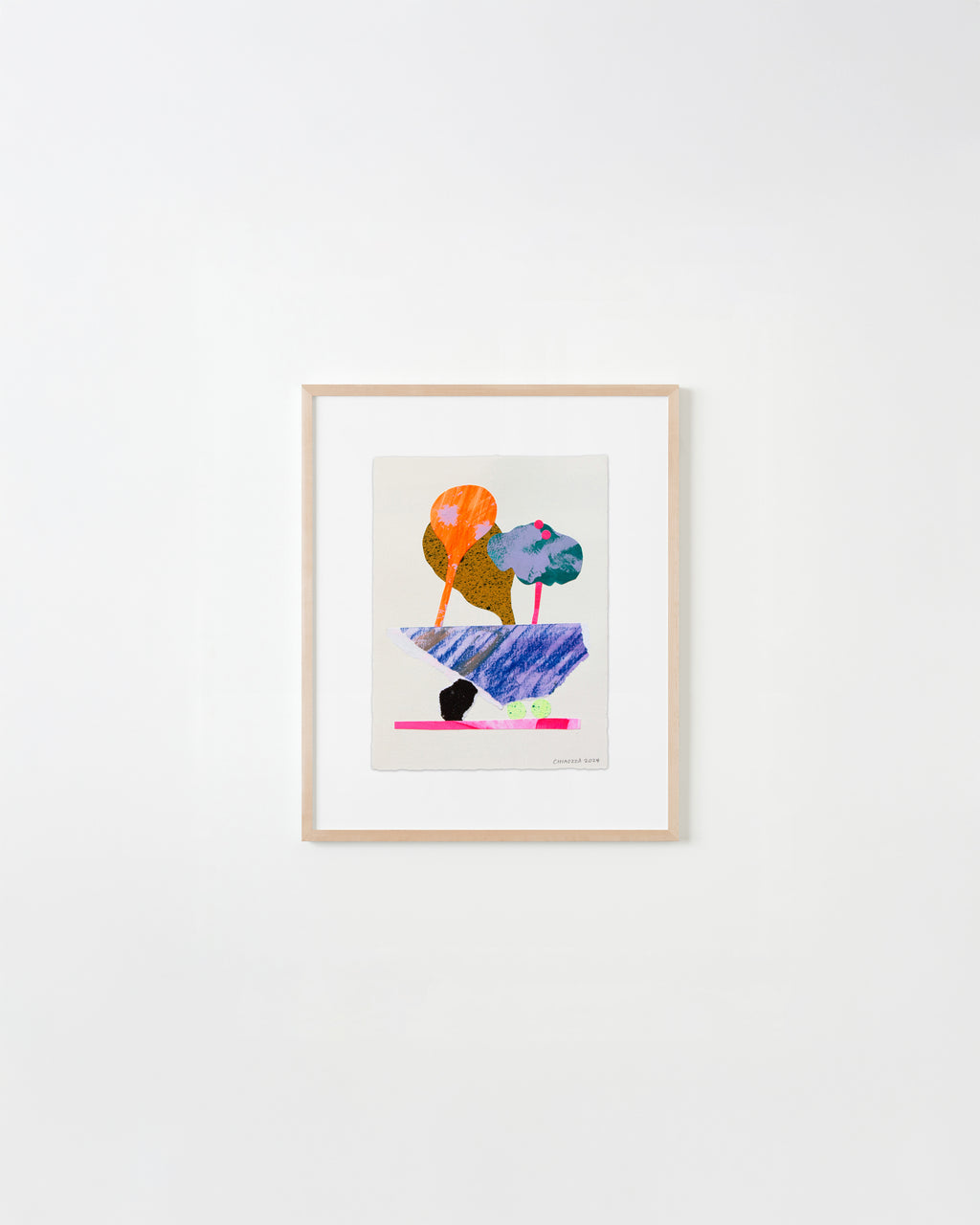 Mixed Media by Adam Frezza & Terri Chiao (CHIAOZZA) titled "Exquisite Plant Collage (Untitled)" - 1.