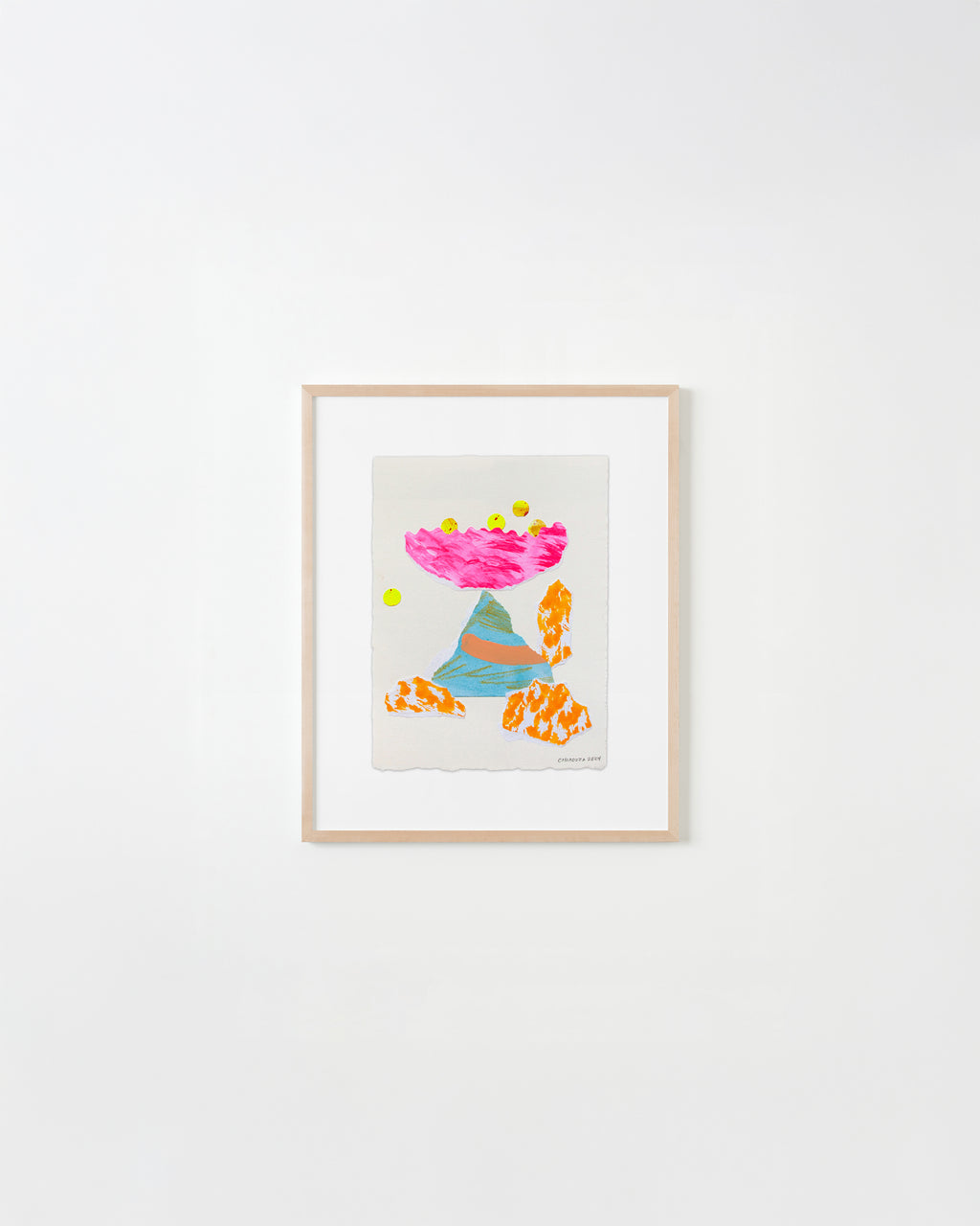 Mixed Media by Adam Frezza & Terri Chiao (CHIAOZZA) titled "Exquisite Plant Collage (Untitled)" - 1.