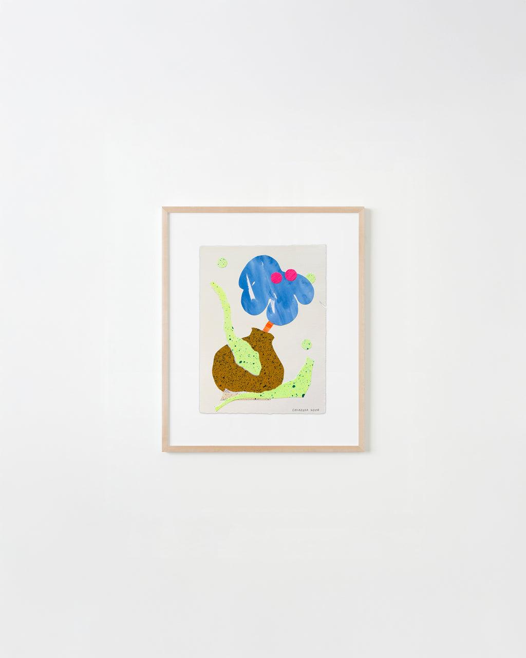 Mixed Media by Adam Frezza & Terri Chiao (CHIAOZZA) titled "Exquisite Plant Collage (Untitled)" - 1.