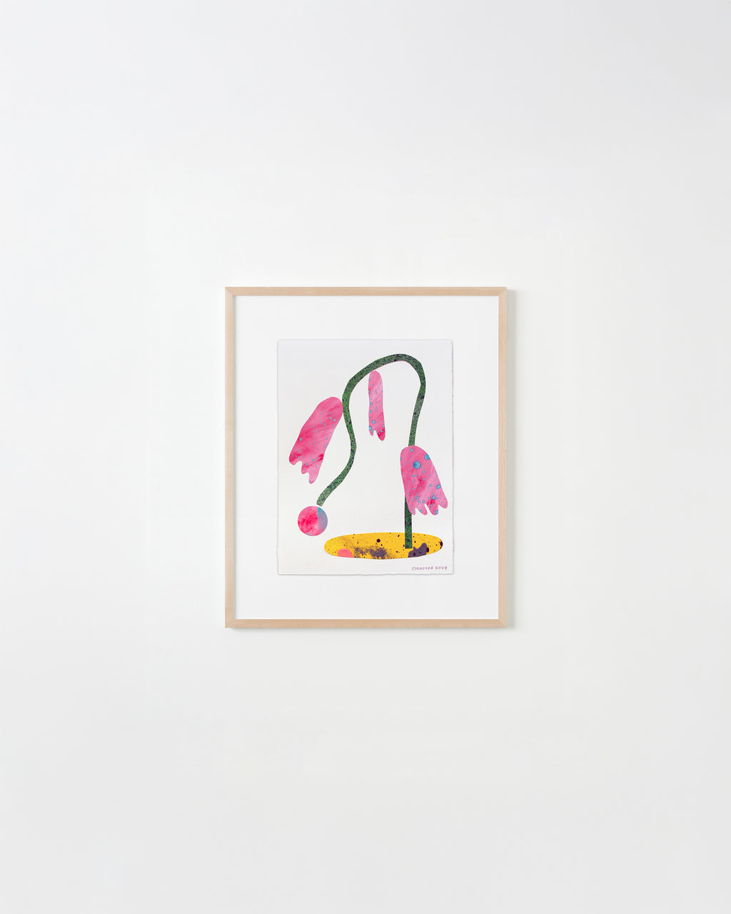 Mixed Media by Adam Frezza & Terri Chiao (CHIAOZZA) titled "Exquisite Plant Collage (Untitled)" - 1.
