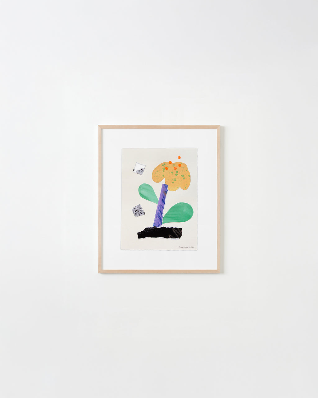 Mixed Media by Adam Frezza & Terri Chiao (CHIAOZZA) titled "Exquisite Plant Collage (Untitled)" - 1.