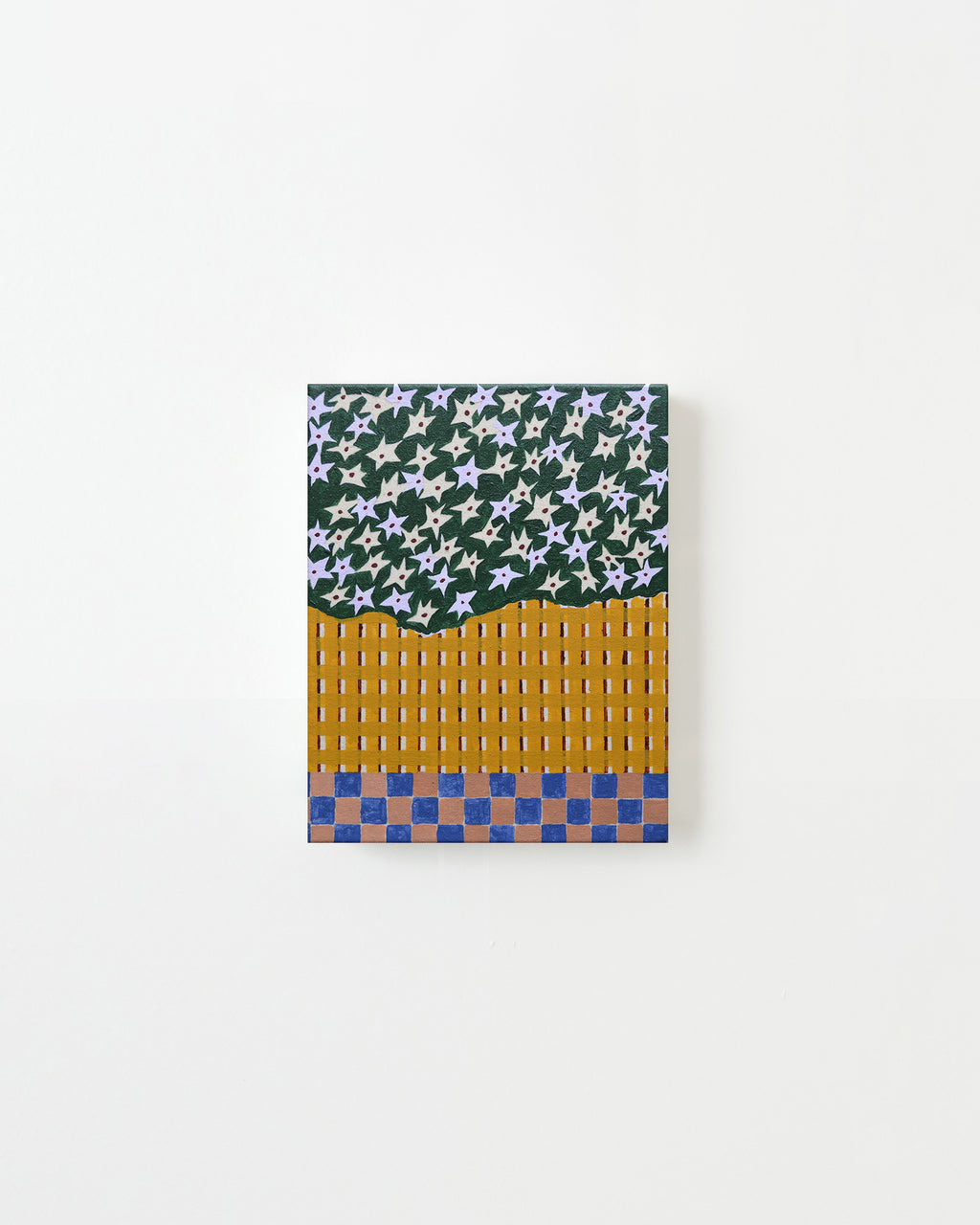 Painting by Misato Suzuki titled "Humming Fields" - 1.