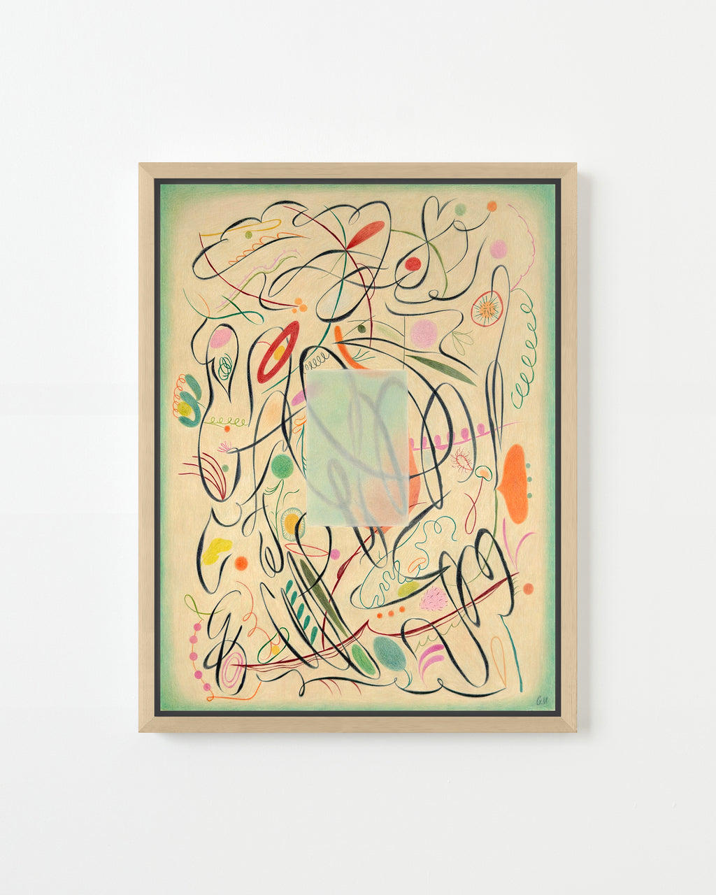 Drawing by Gizem Vural titled "A Cold Morning" - 1.