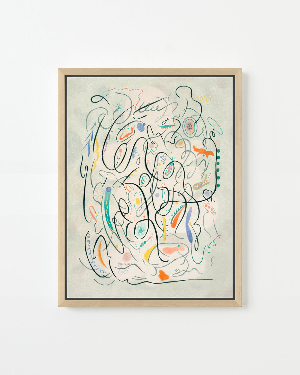 Drawing by Gizem Vural titled "In My Own Garden" - 1.