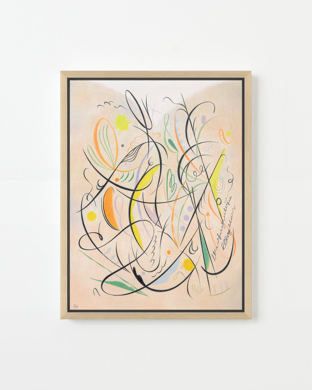 Drawing by Gizem Vural titled "Summer Breeze" - 1.