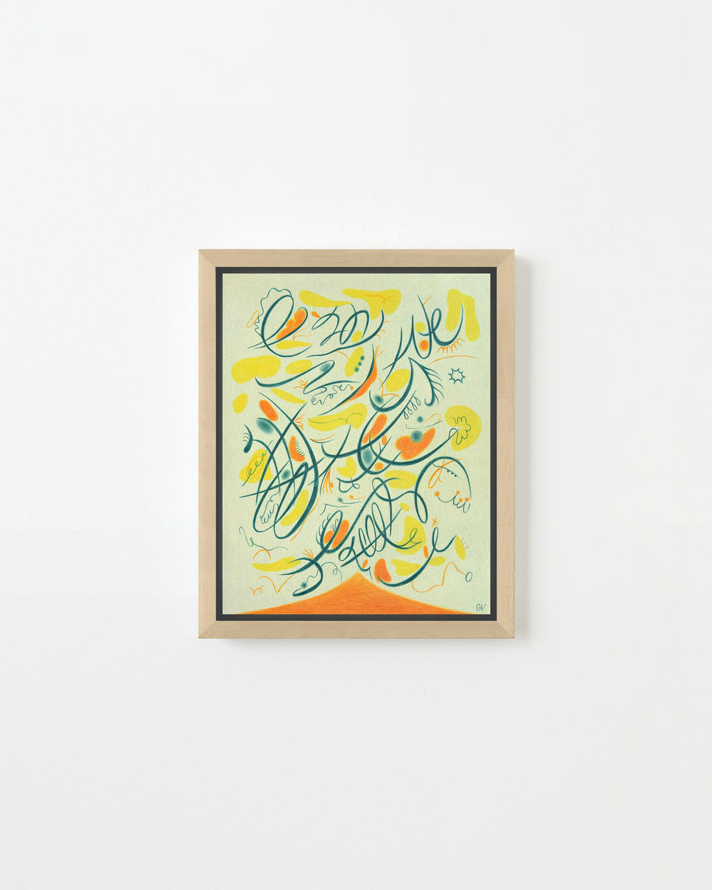 Drawing by Gizem Vural titled "Citrus Tree" - 1.