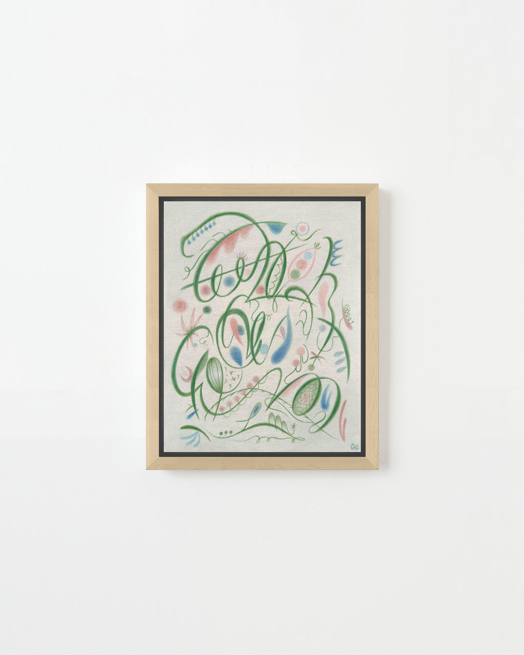 Drawing by Gizem Vural titled "Like A Soft Scent" - 1.