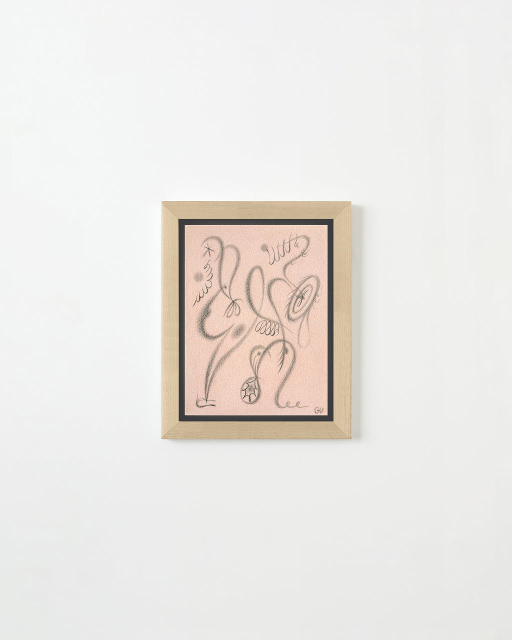 Drawing by Gizem Vural titled "Notes on Burnt Sienna" - 1.