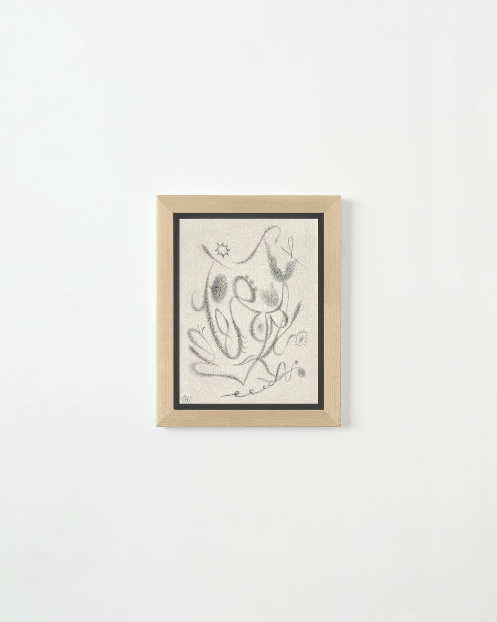 Drawing by Gizem Vural titled "Notes on French Grey" - 1.