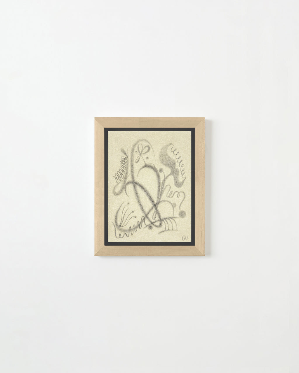 Drawing by Gizem Vural titled "Notes on Light Olive" - 1.