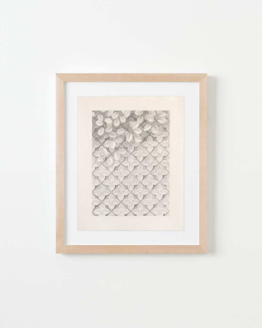 Drawing by Lucía Rodríguez Pérez titled "Untitled (tiled wall)" - 1.