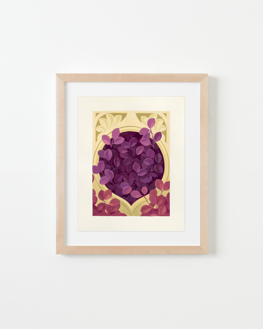 Painting by Lucía Rodríguez Pérez titled "Untitled (tear)" - 1.