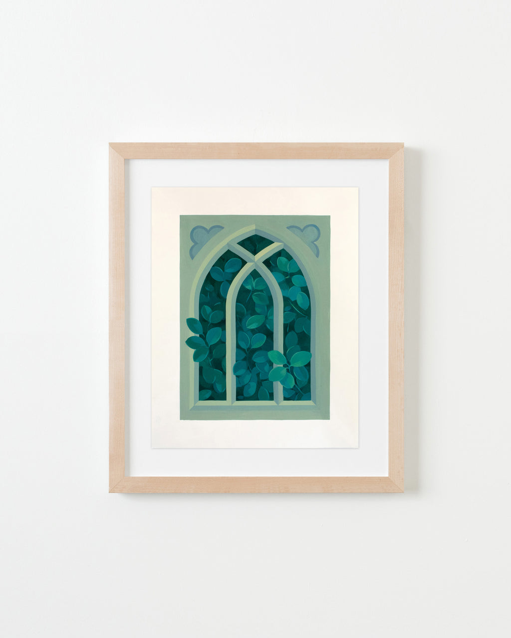 Painting by Lucía Rodríguez Pérez titled "Untitled (window)" - 1.