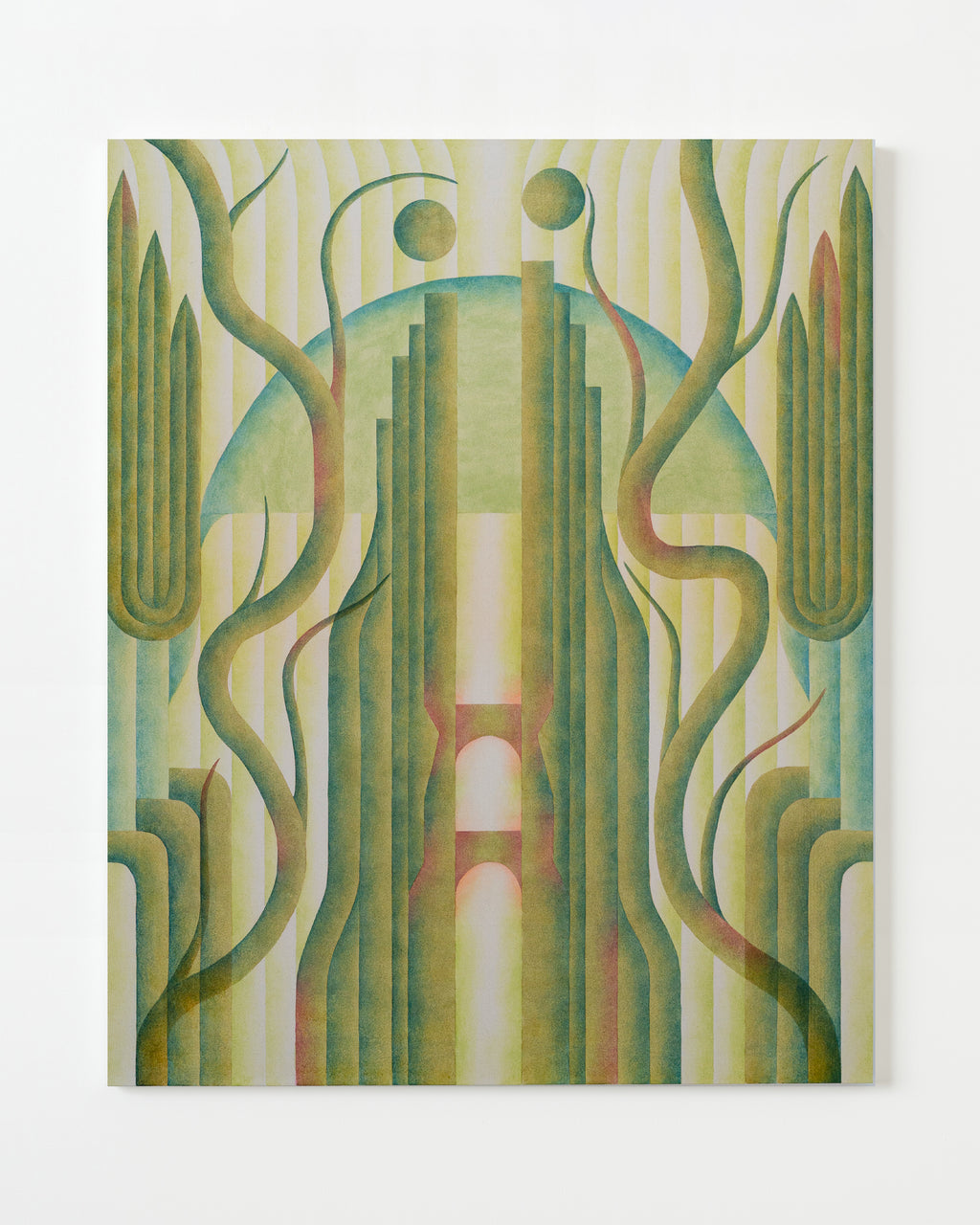 Painting by Roberta Gentry titled "The Visitation" - 1.