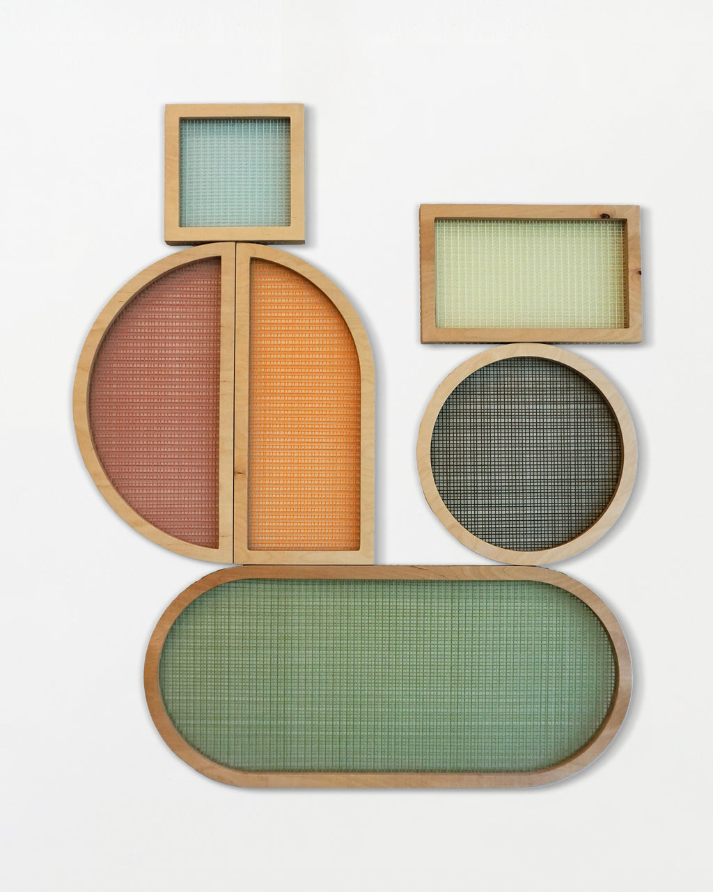 Mixed Media by Hayley Sheldon titled "Dried Palm and Zoysia" - 1.