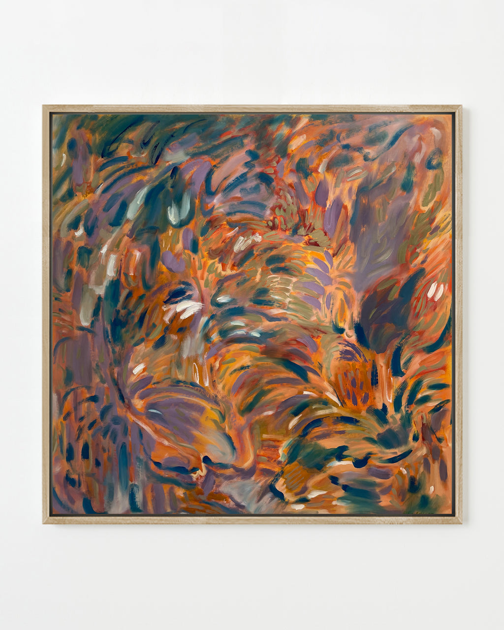 Painting by Olivia Botha titled "n Droogte" - 1.