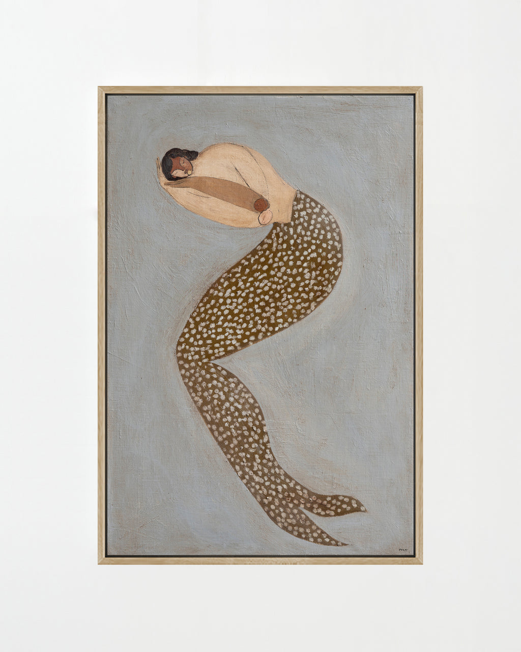 Painting by Brittany Ferns titled "Cradled In Water" - 1.