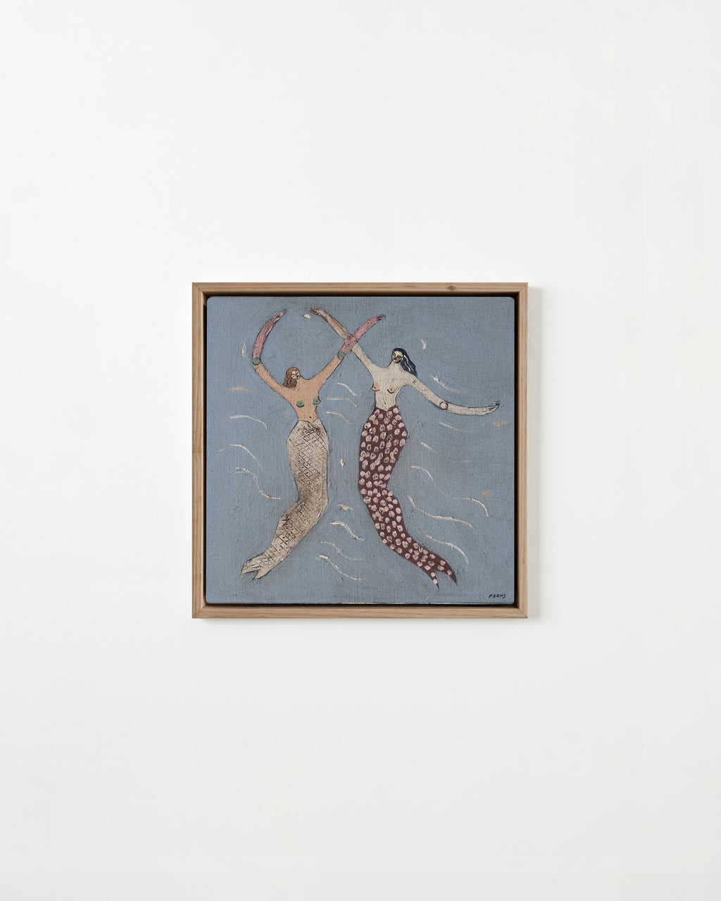 Painting by Brittany Ferns titled "Echoes of Water" - 1.