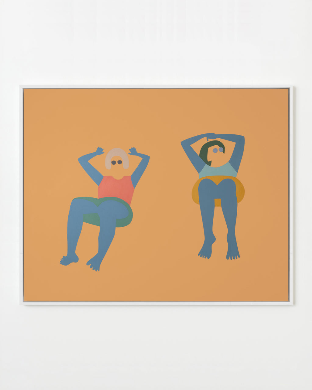 Two Recline, Leaning Back - Dana Bell