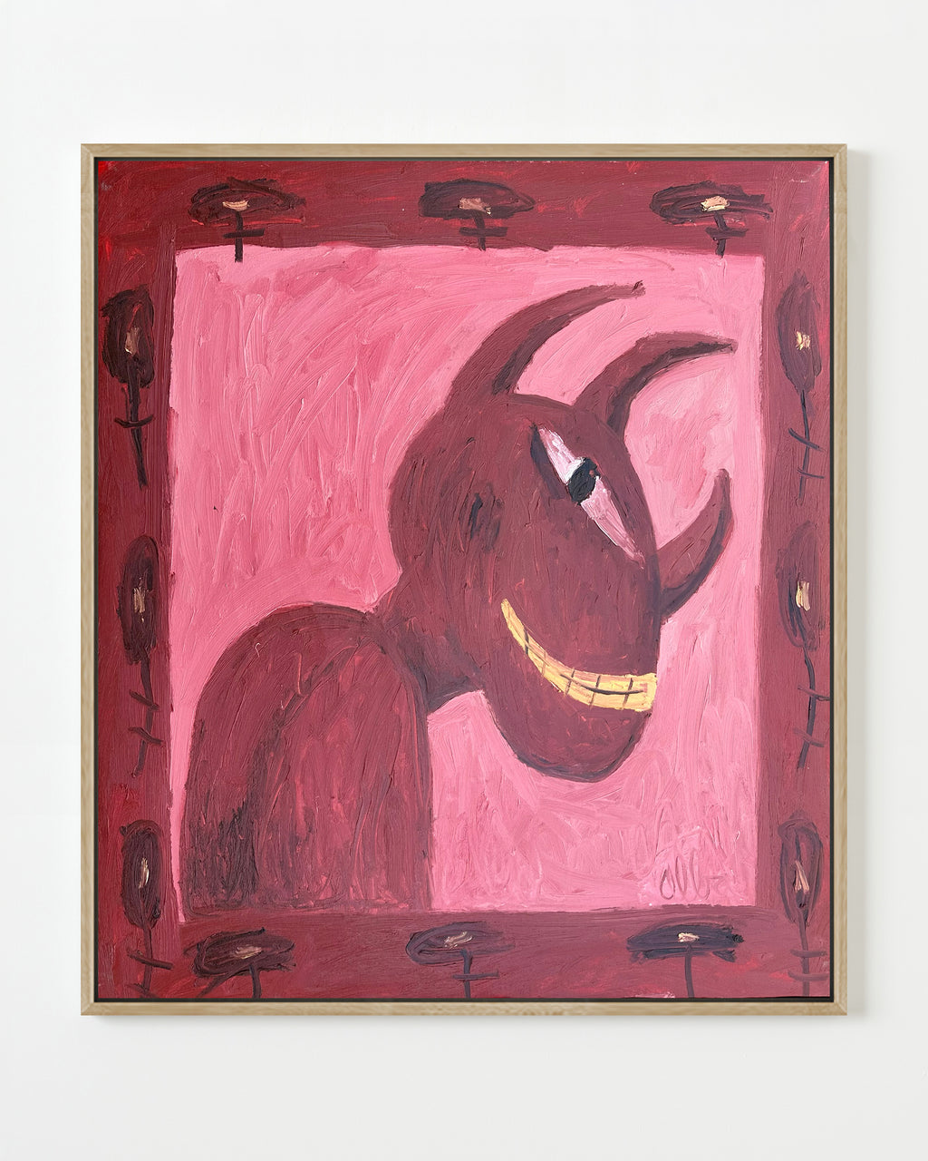Painting by Andrew Alba titled "El Diablo" - 1.