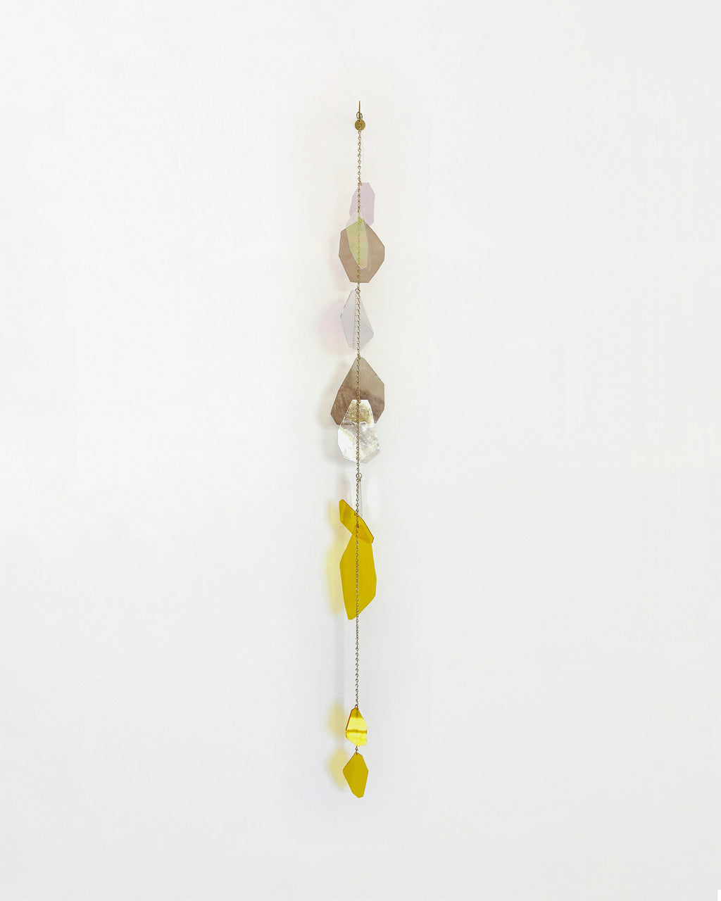 Sculpture by Christina Watka titled "Yellow Light Totem No. 1" - 1.