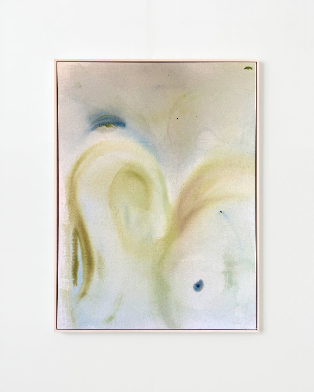 Painting by Arlina Cai titled "Braided Grass, Jasmine Arches" - 1.