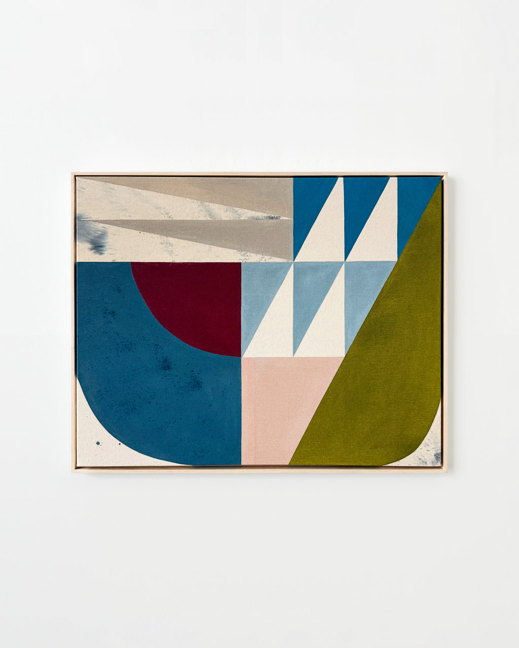 Painting by Christina Flowers titled "Collected No4" - 1.