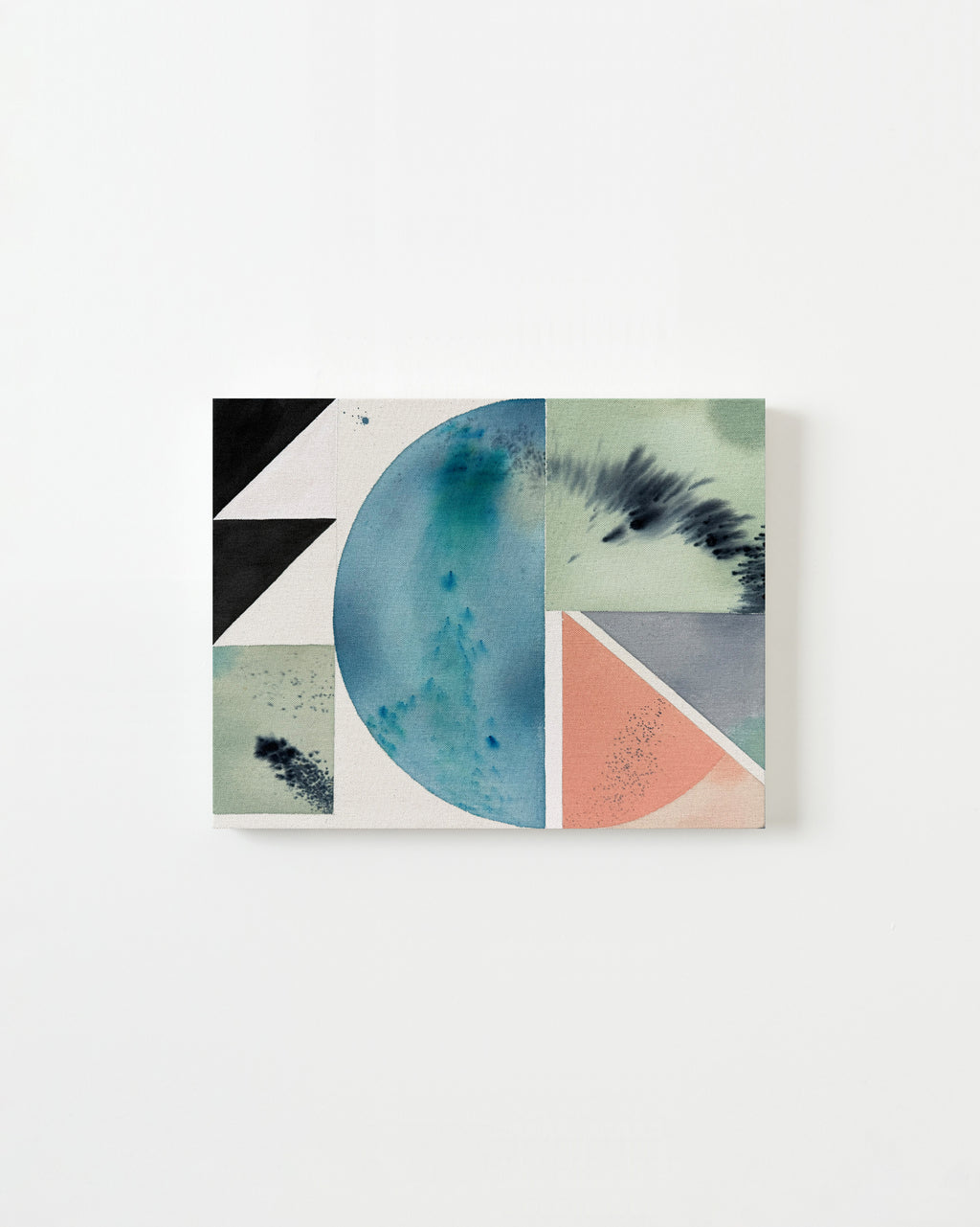 Painting by Christina Flowers titled "Collected No5" - 1.