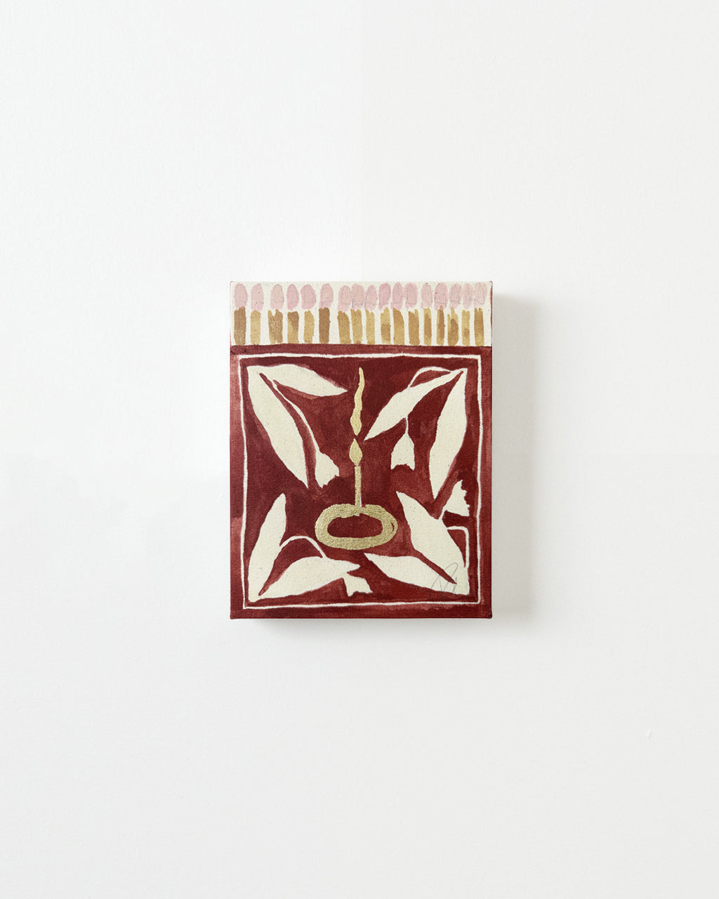 Painting by Kate Roebuck titled "Matchbook One" - 1.
