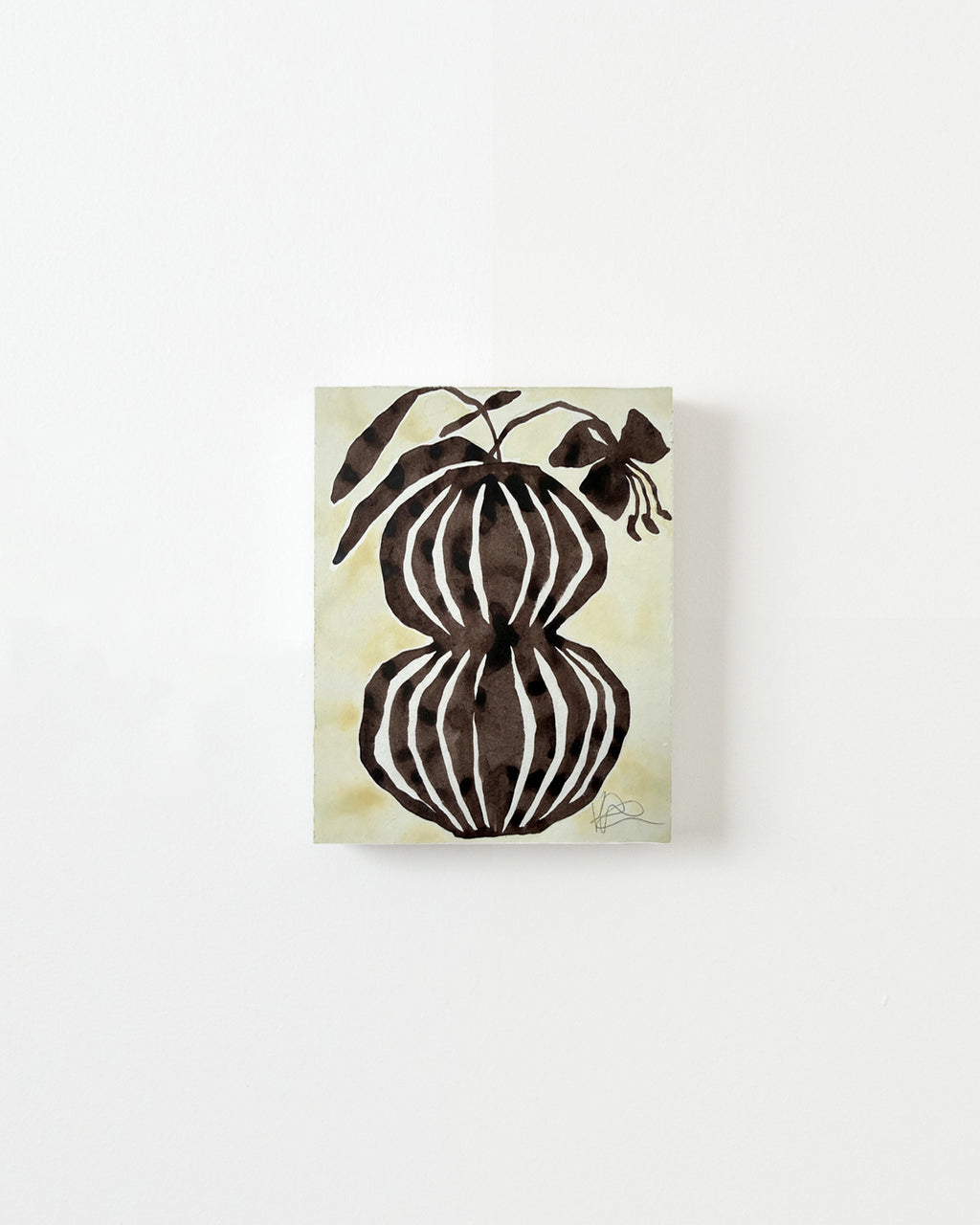 Painting by Kate Roebuck titled "Vase of Lillies" - 1.