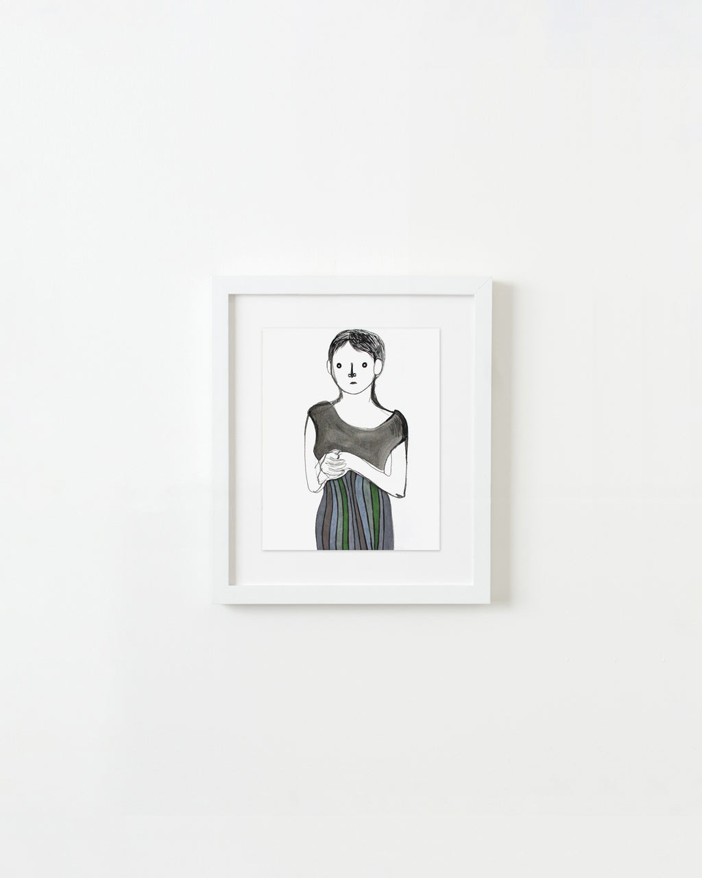 Painting by Rebeca Raney titled "Short Dress" - 1.