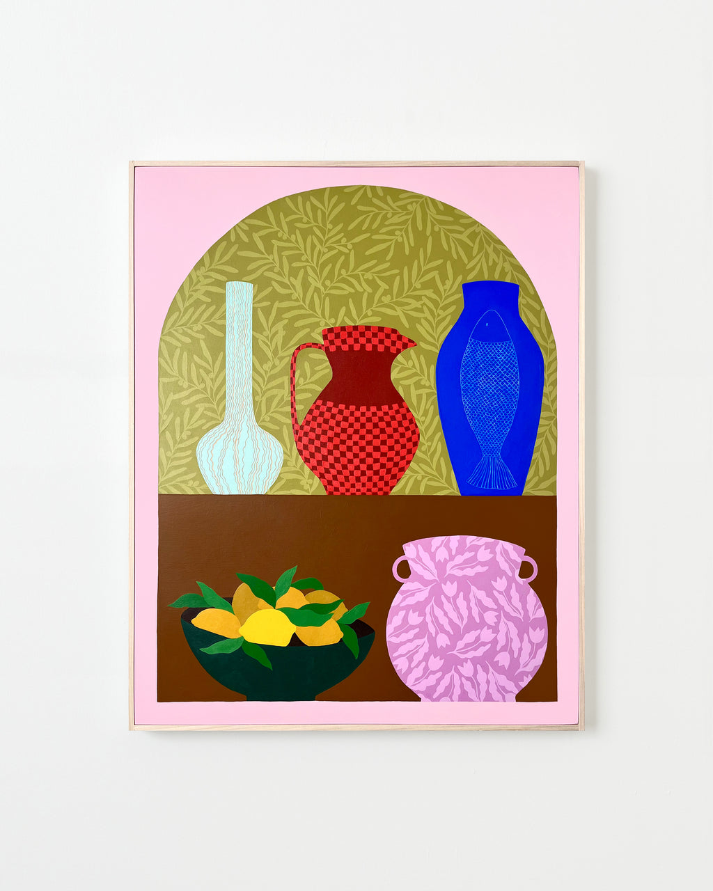 Painting by Carmen McNall titled "Talisman Compilation #2" - 1.
