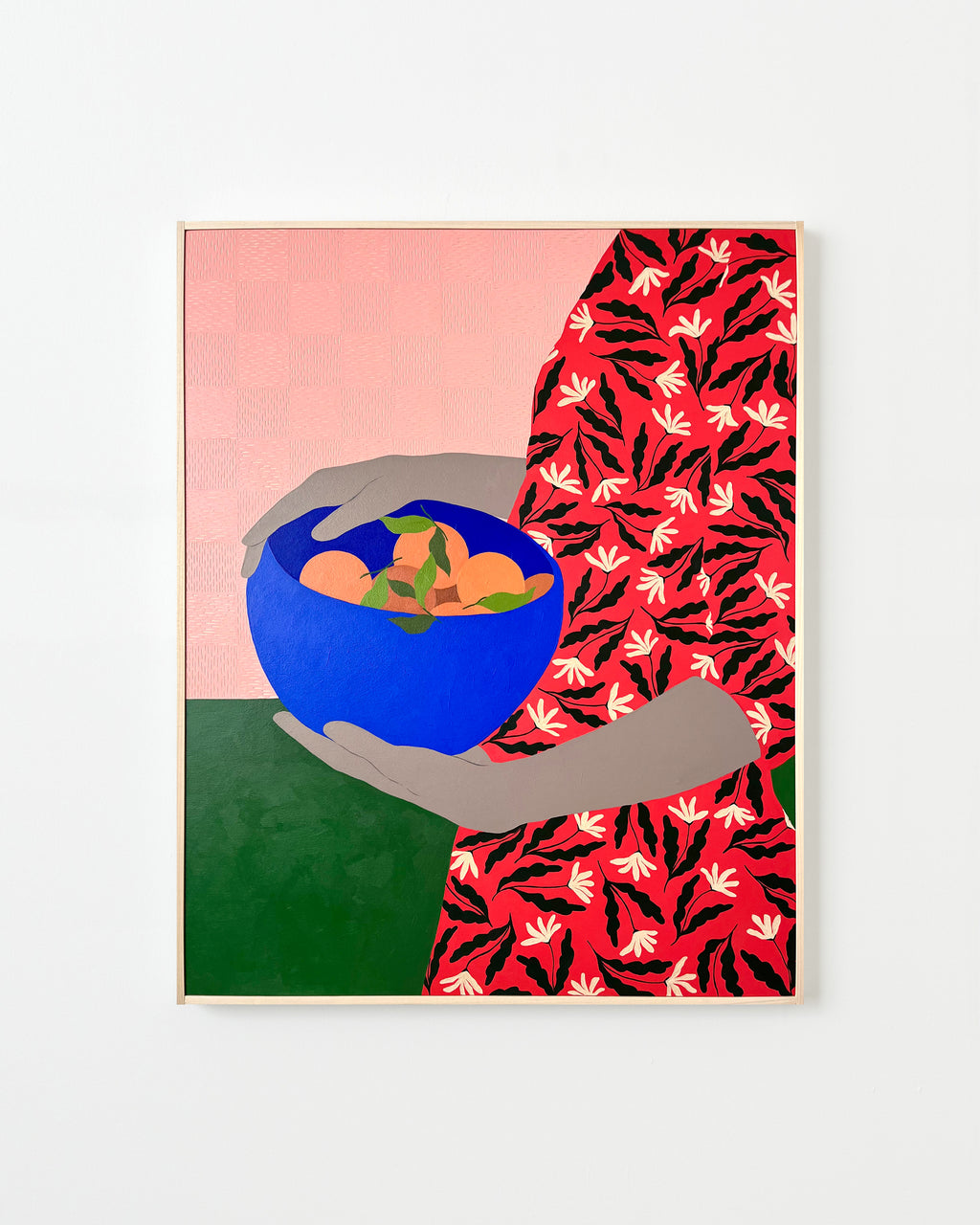 Blue Bowl with Oranges - Carmen McNall