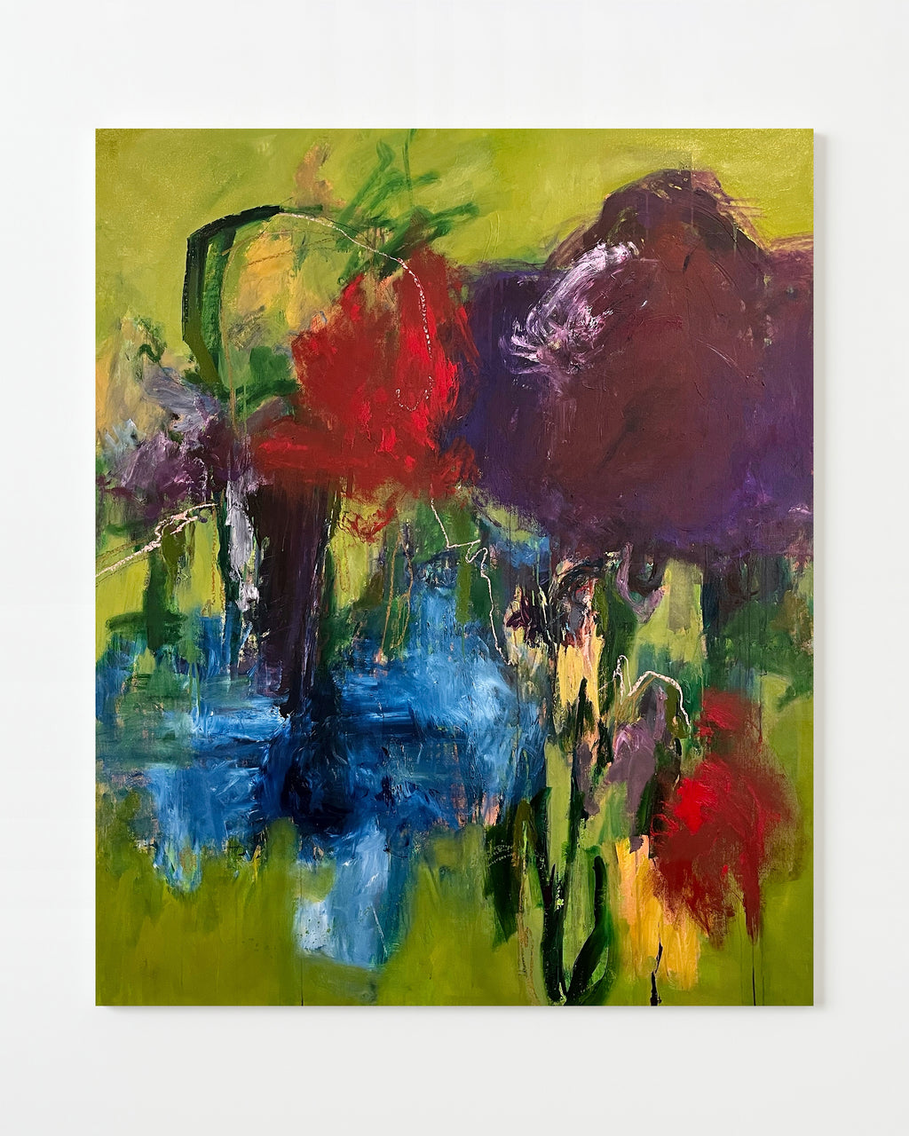 Painting by Elisa Gomez titled "Espontanéa VII" - 1.