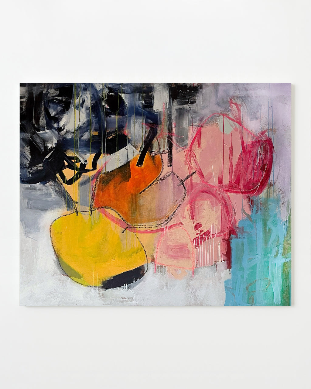 Painting by Elisa Gomez titled "Masquerade" - 1.