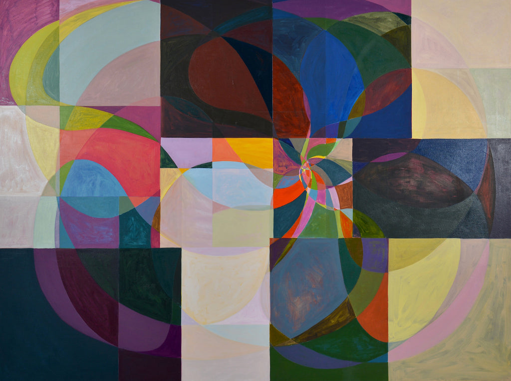 Painting by Jackie Meier titled "Maelstrom" - 2.