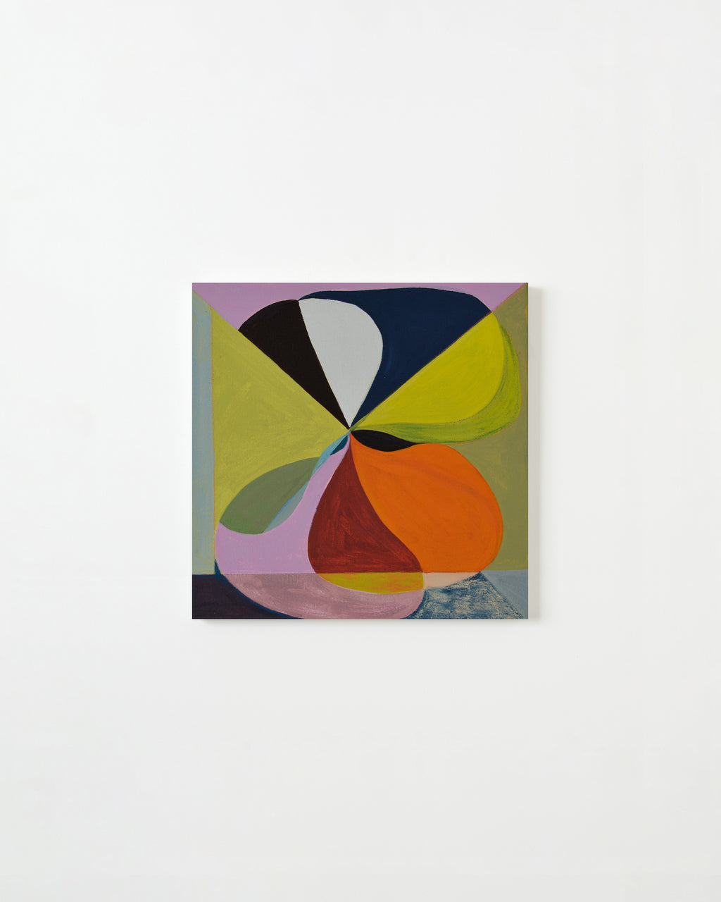 Painting by Jackie Meier titled "Turbulent Glee" - 1.