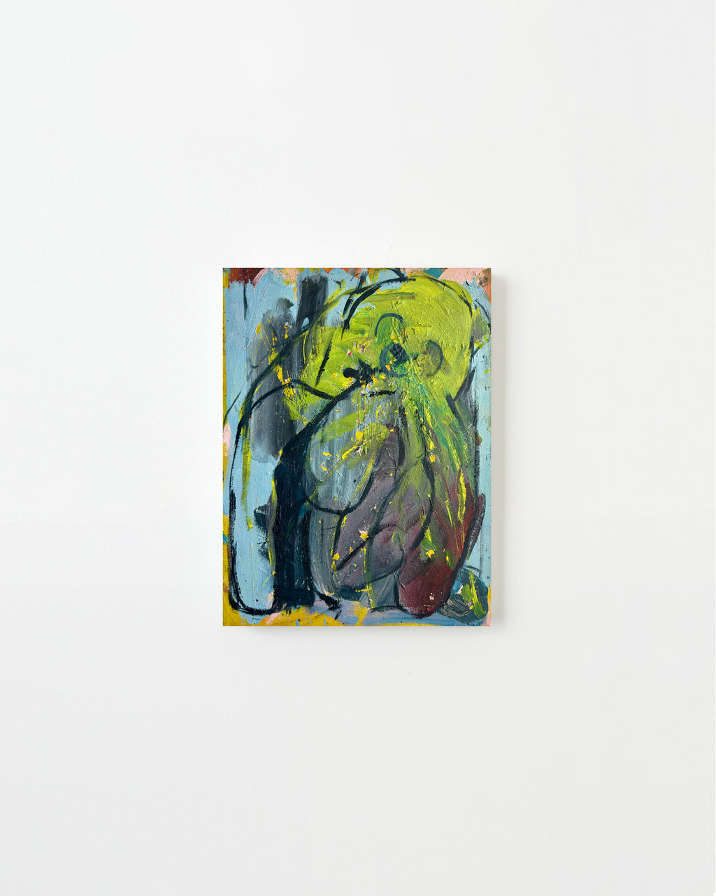 Painting by Diana Delgado titled "Panda" - 1.