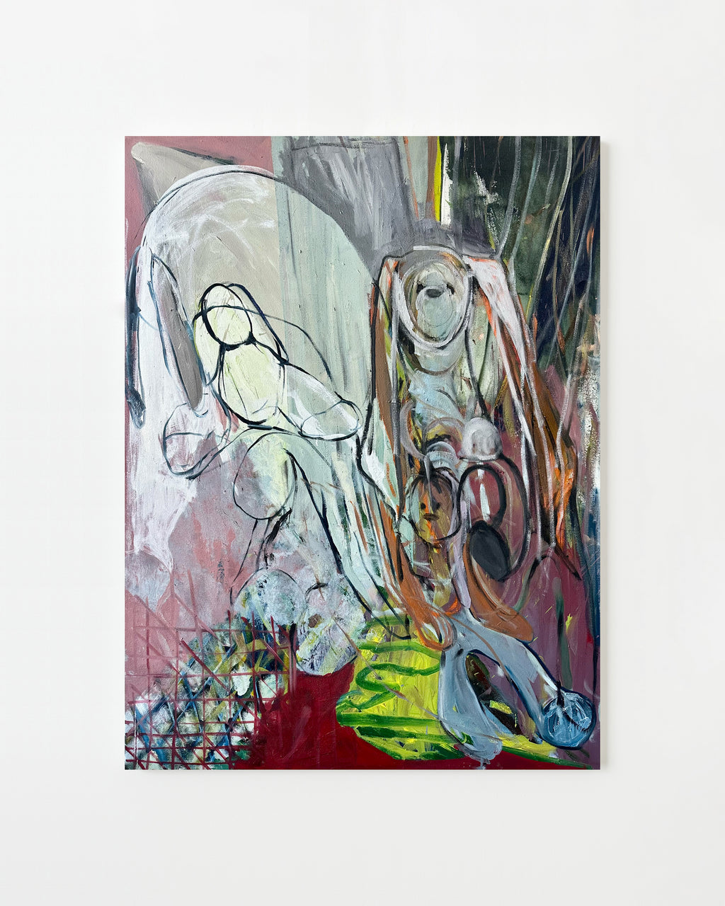 Painting by Diana Delgado titled "Rabbit (Rabb)" - 1.