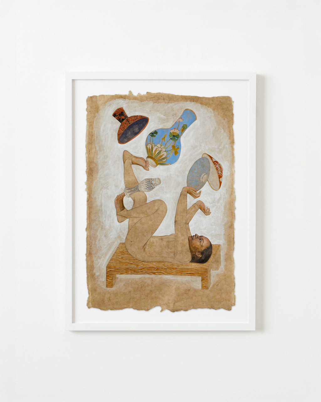 Drawing by Fay Ku titled "Juggler" - 1.