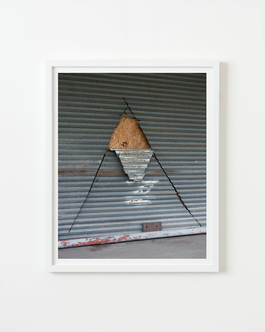 Photography by Nick Meyer titled "Corrugated Metal" - 1.