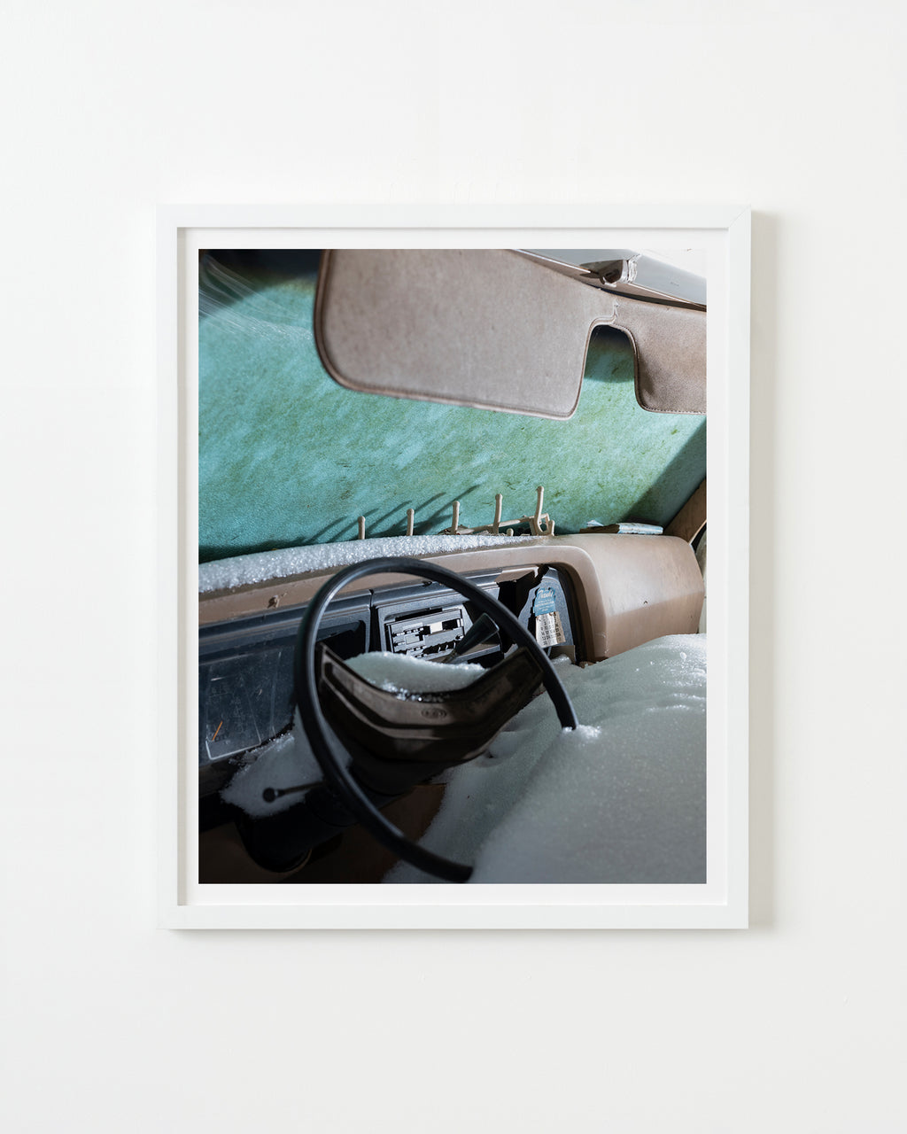 Photography by Nick Meyer titled "Snowed in Truck" - 1.