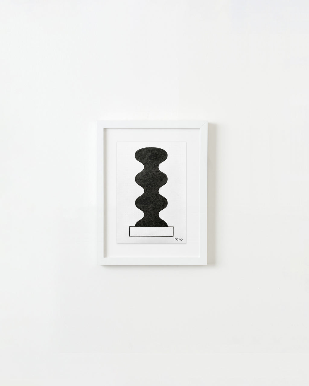 Drawing by Dan Covert titled "Cutting (Maquette Sketch)" - 1.