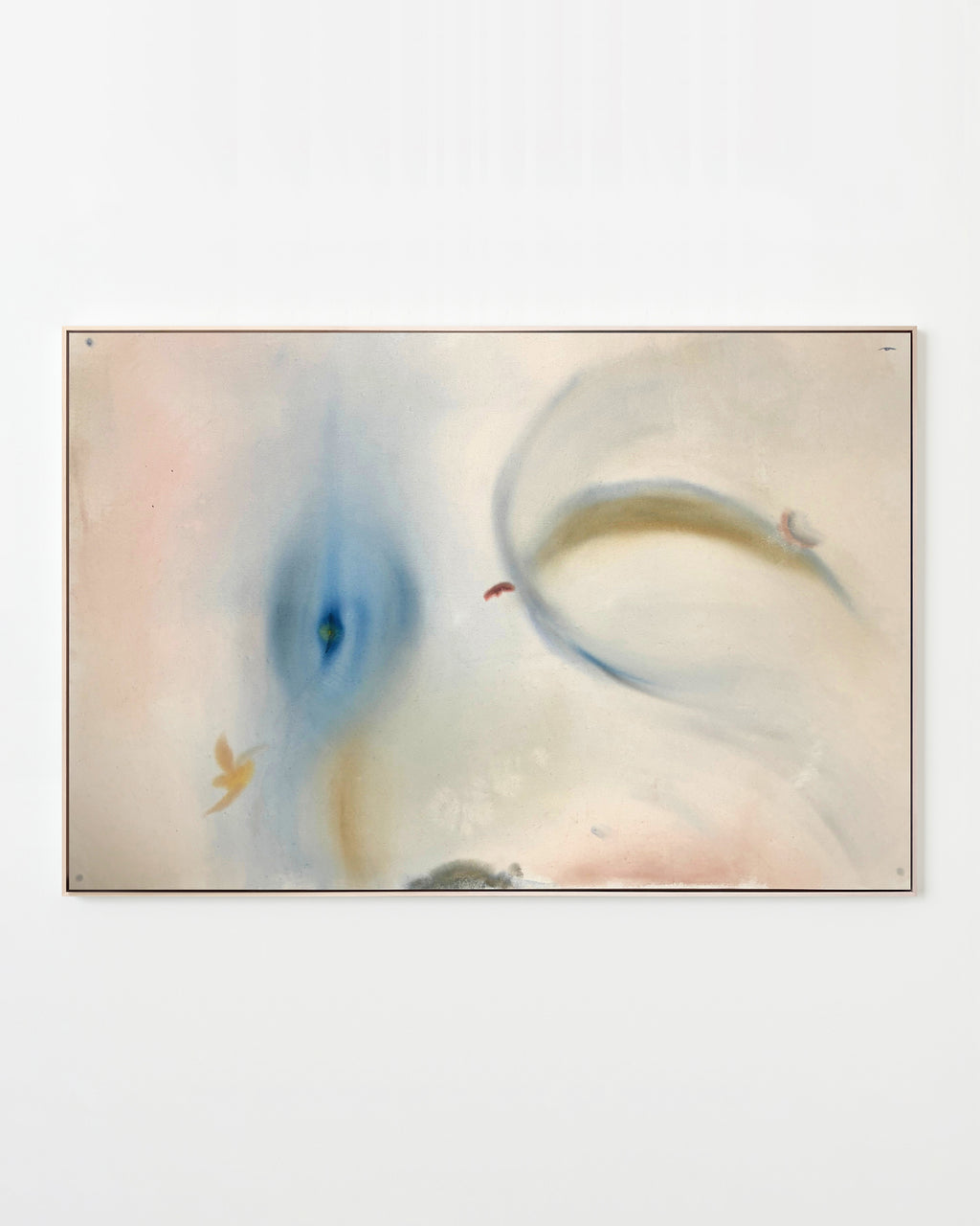 Painting by Arlina Cai titled "Not All Questions Have Answers" - 1.