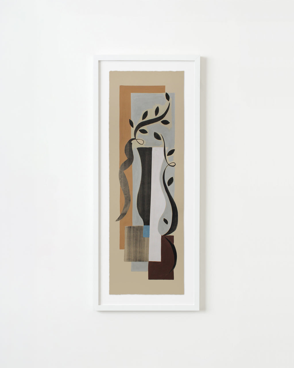 Painting by Anna Koeferl titled "Vine Sculpture No. 1" - 1.